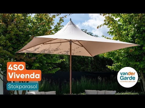 4 Seasons Vivenda stokparasol 270x270 cm. - beach|woodlook