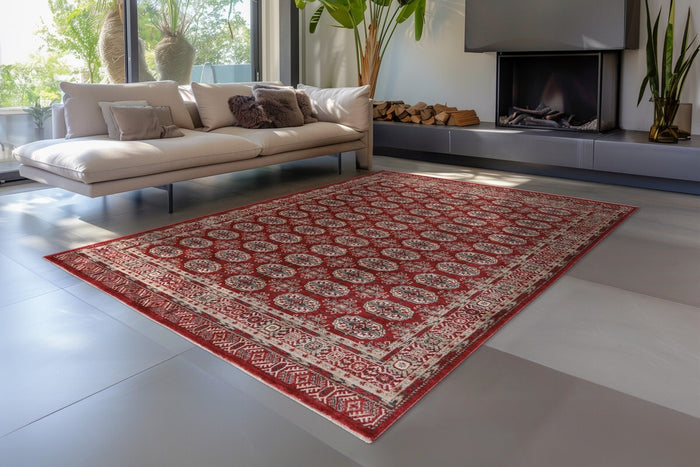 Lalee Dakar 200 x 290 cm Vloerkleed Rood 701