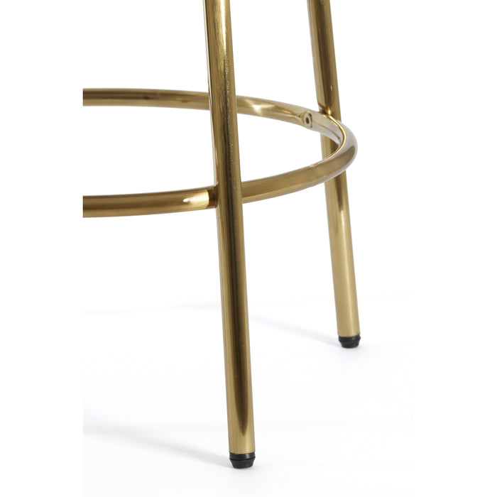 Light & Living Light&living Barkruk Ø41x67 cm LOKVA emerald-groen+goud