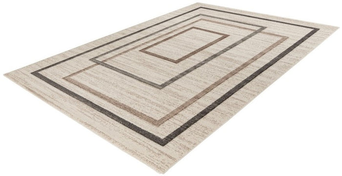Lalee Trendy Carving 200 x 290 cm Vloerkleed Beige | Zilver