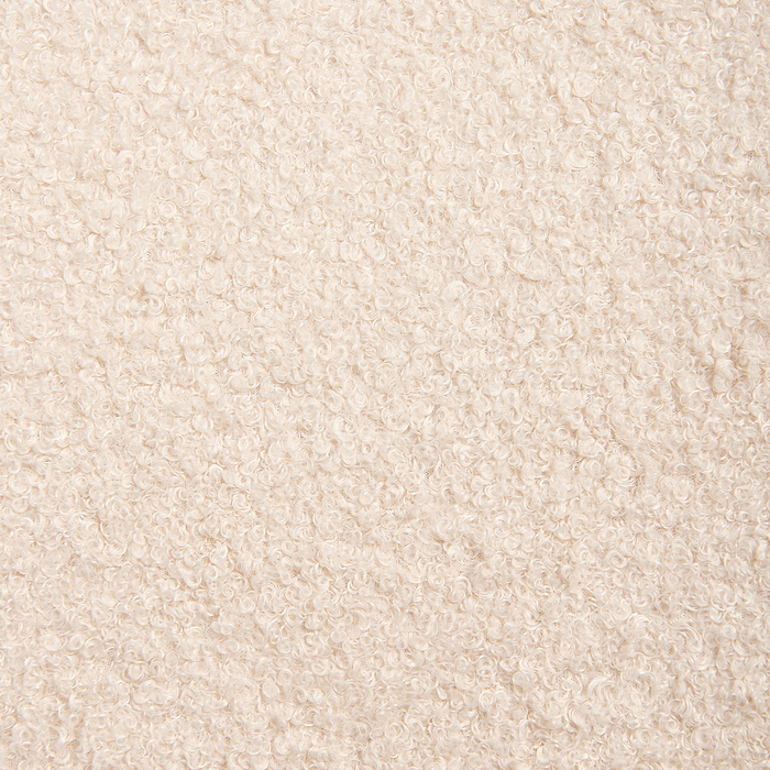 Beliani-LUCINDA-Eetkamerstoel set van 2-Donkerbruin|Lichtbeige-Bouclé