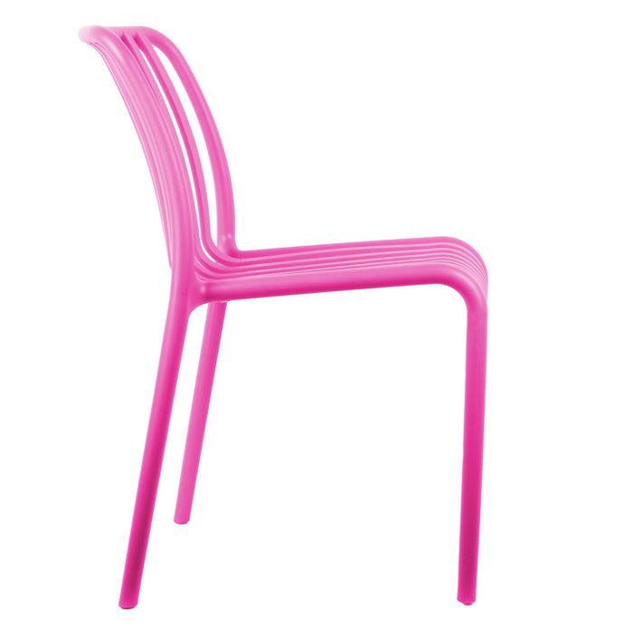 Leitmotiv - Eetkamerstoel Glee - Helderroze