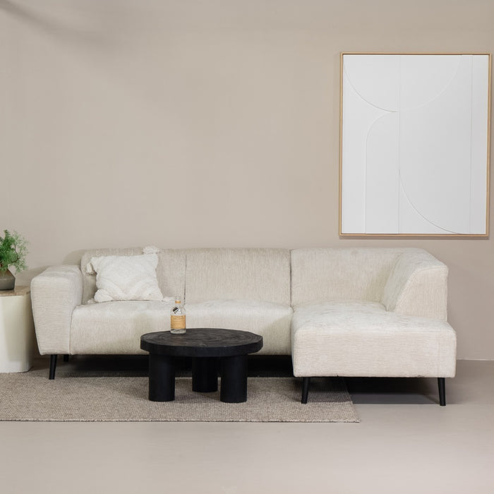 Giga Meubel - Hoekbank Beige - 3-Zits Rechts - 242x160x73cm - Turin