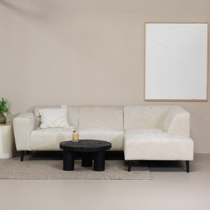 Giga Meubel - Hoekbank Beige - 3-Zits Rechts - 242x160x73cm - Turin