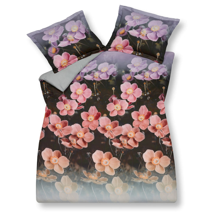 Dekbedovertrek Imagination | Zwart | Grijs | Roze | Paars