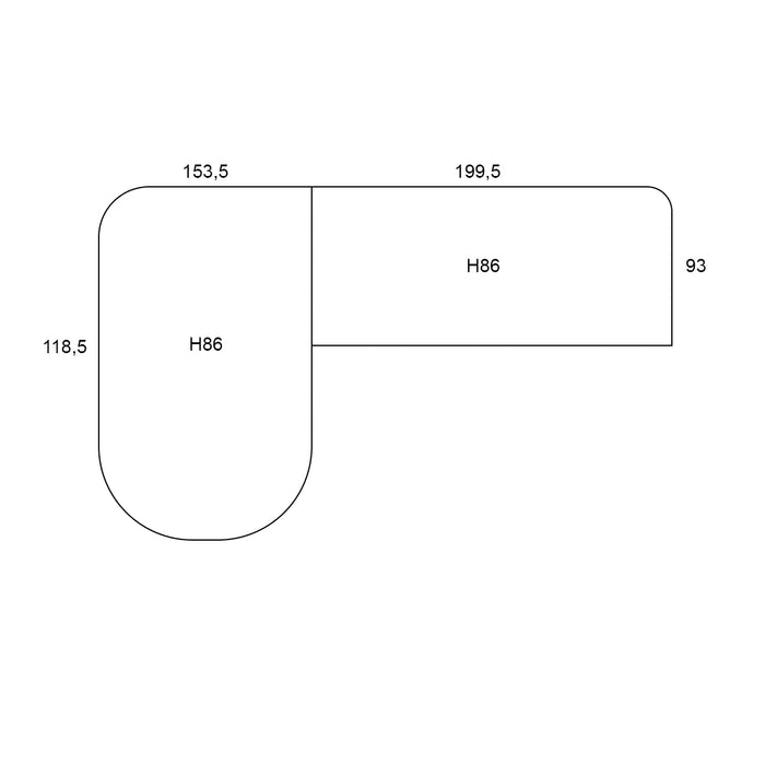 4 Seasons Outdoor Sardinia loungebank 2-delig - latte