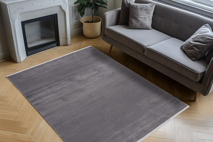 Pierre Cardin Garnier 80 x 150 cm Vloerkleed Grafiet