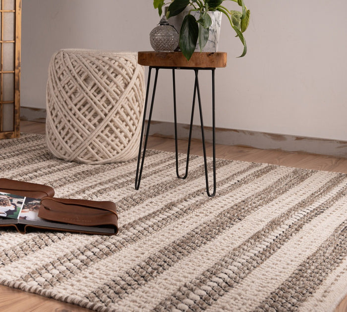 Obsession Jaipur 160 x 230 cm Wollen Vloerkleed Taupe