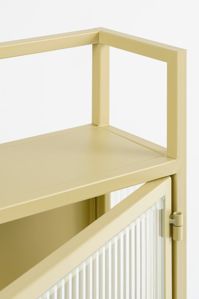 Mica Decorations Clifton Wandkast - Metaal - Beige