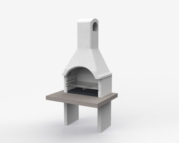 Sarom Fuoco - Betonnen barbecue - PIAVE - 80 x 103 x 198 cm