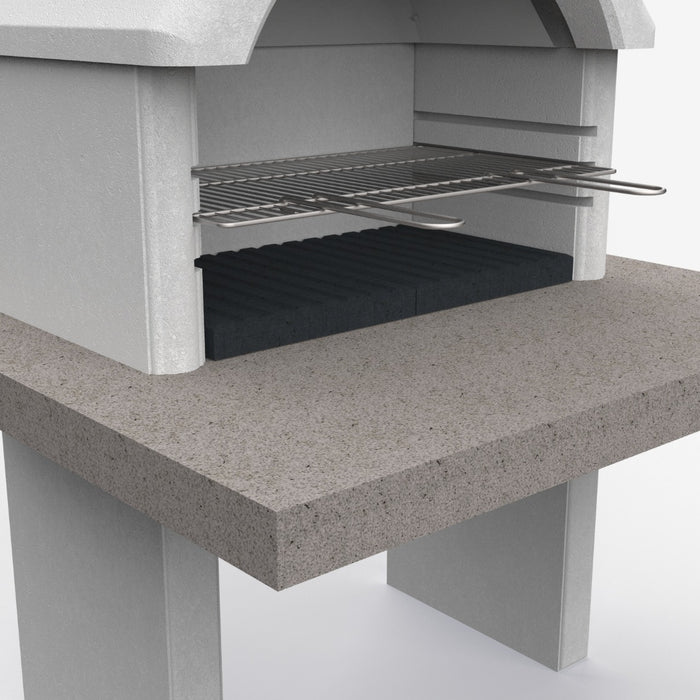 Sarom Fuoco - Betonnen barbecue - PIAVE - 80 x 103 x 198 cm