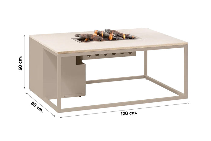 Cosiloft Gashaard 120x80 cm. (Incl. gratis glasset) - Sandy beige