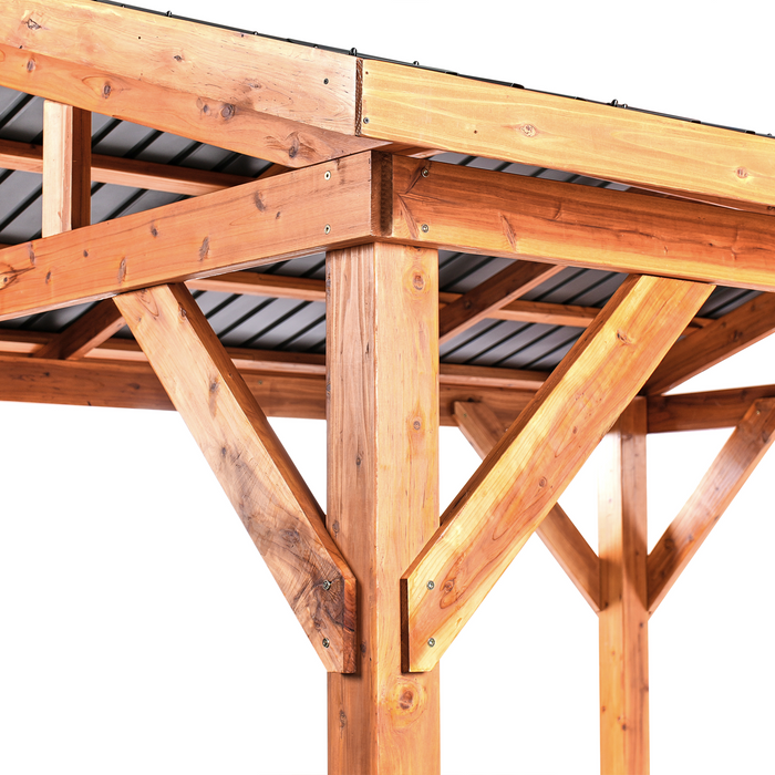 Beliani - SECCHIA - Prieel - Lichthout - Dennenhout