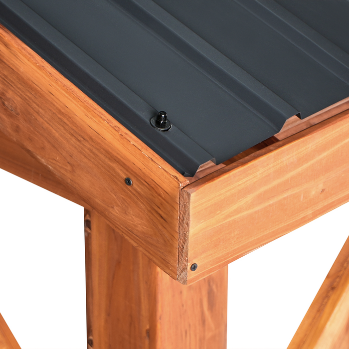 Beliani - SECCHIA - Prieel - Lichthout - Dennenhout