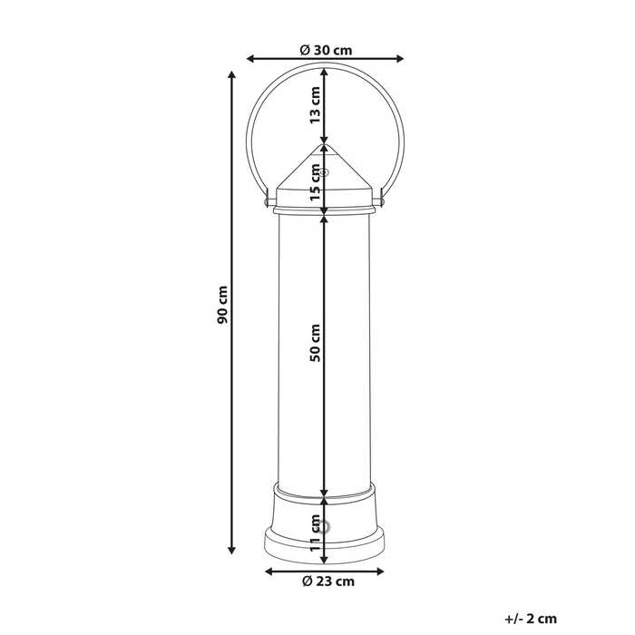 Beliani - LLAIMA - Terrasverwarmer - Koper - Staal