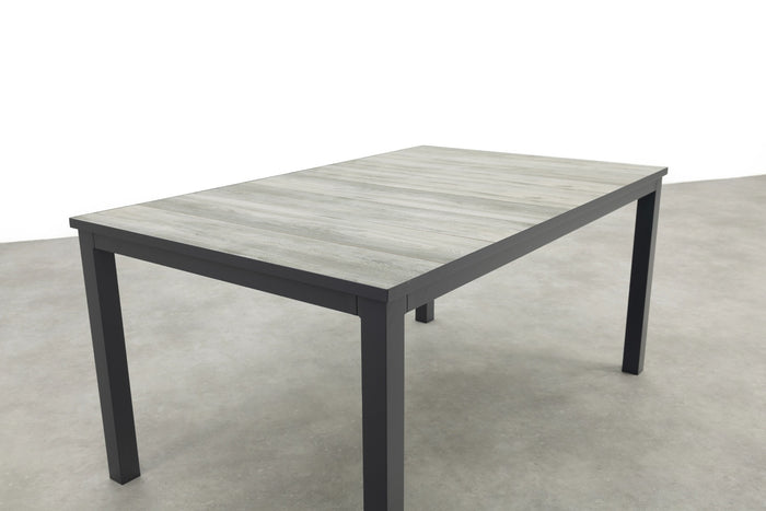 Hartman Comino dining tuintafel 163x105 cm. - Keramiek|Grijs