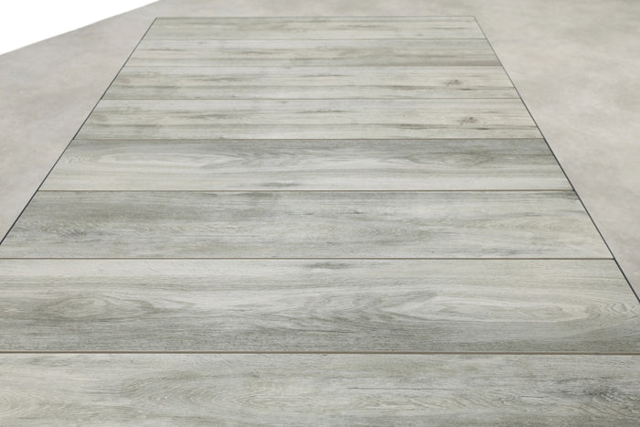 Hartman Comino dining tuintafel 163x105 cm. - Keramiek|Grijs