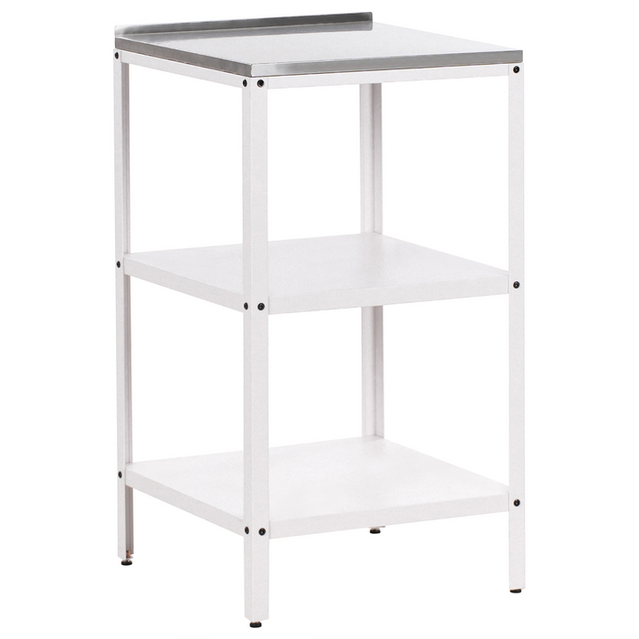 Beliani - VILAMA - Tuin keukenset 3-delig met spoelbak - Wit - RVS