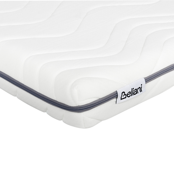 Beliani - PETITE - Schuimmatras - Wit - 90 x 200 cm - Polyester