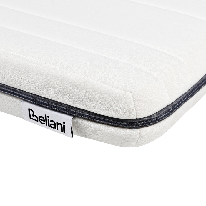 Beliani - PRECIOUS - Schuimmatras - Wit - 90 x 200 cm - Polyester