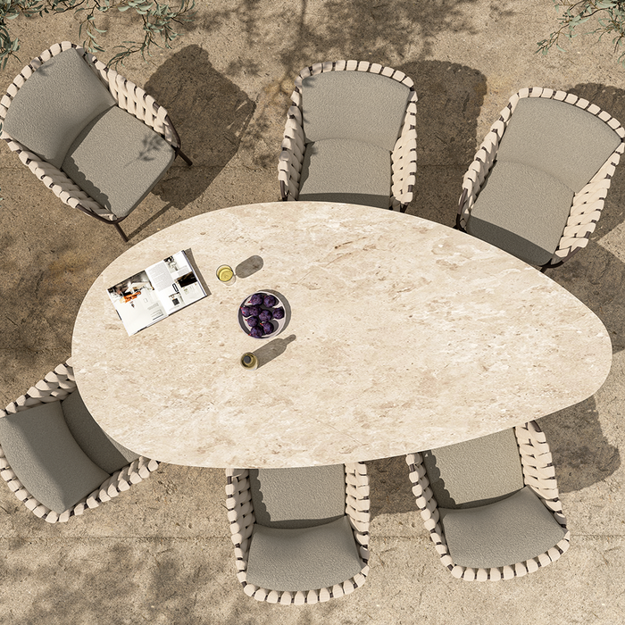4 Seasons Arizona organische tuintafel 240x120 cm. - zand|terre