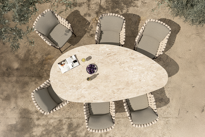 4 Seasons Arizona organische tuintafel 240x120 cm. - zand|terre
