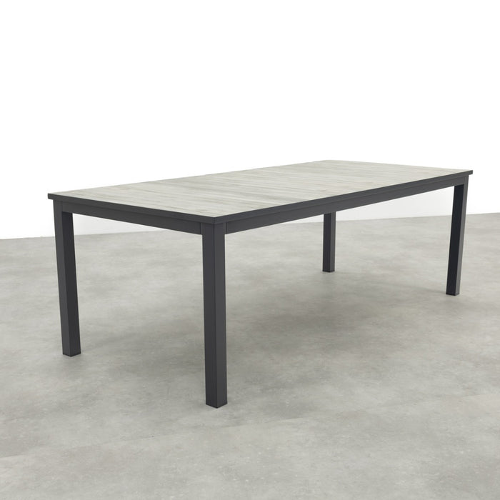 Hartman Comino dining tuintafel 223x105 cm. - Keramiek|Grijs