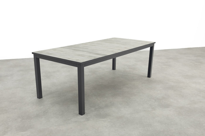Hartman Comino dining tuintafel 223x105 cm. - Keramiek|Grijs