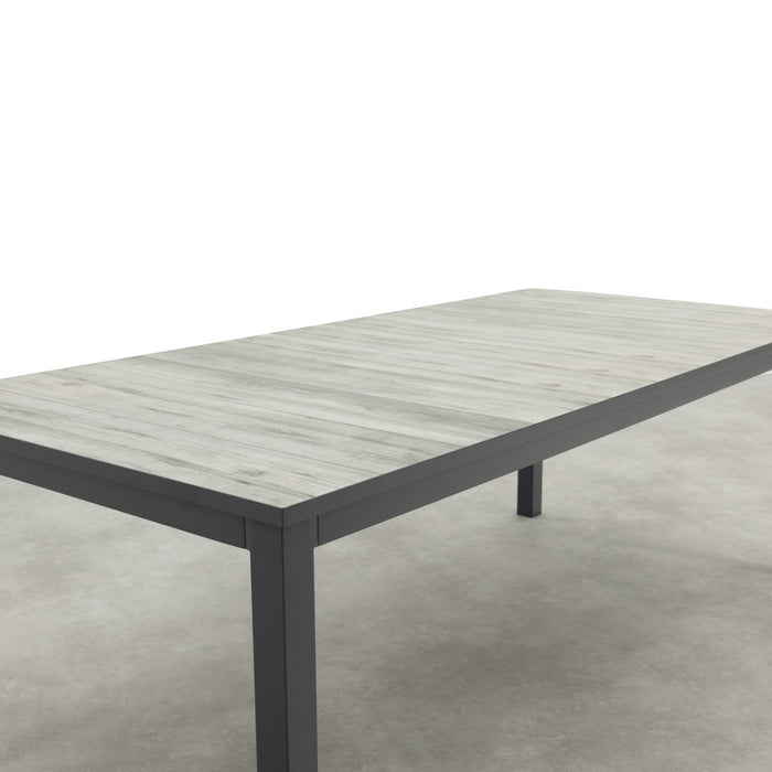 Hartman Comino dining tuintafel 223x105 cm. - Keramiek|Grijs