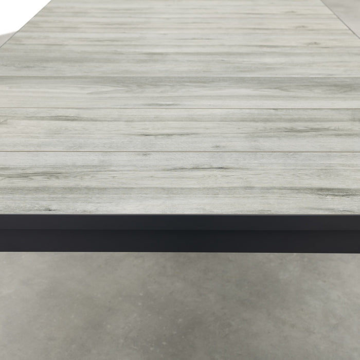 Hartman Comino dining tuintafel 223x105 cm. - Keramiek|Grijs