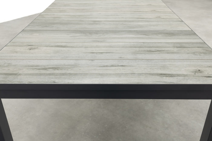 Hartman Comino dining tuintafel 223x105 cm. - Keramiek|Grijs