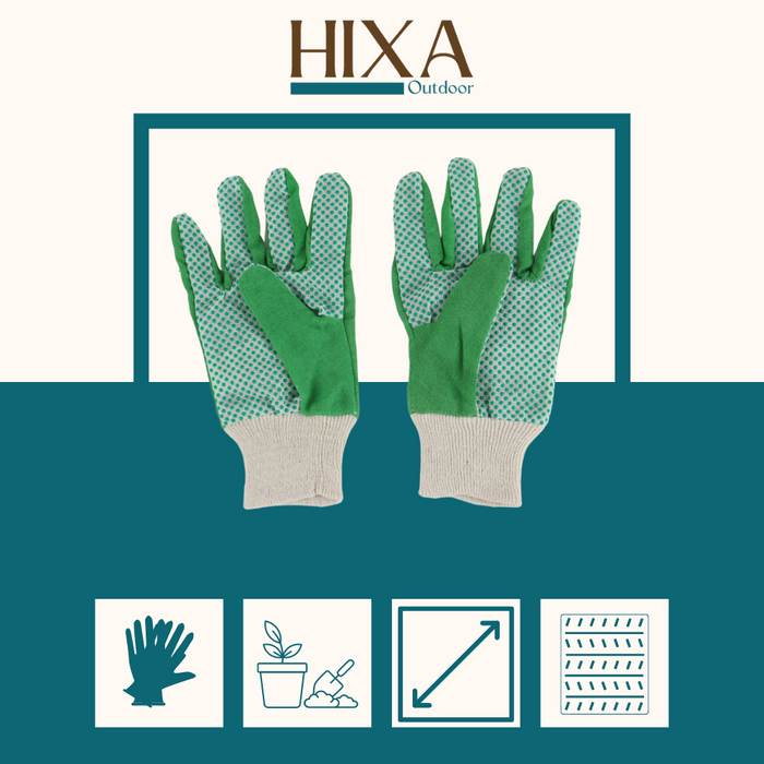 HIXA Tuinhandschoenen Dames Heren met Elastiek