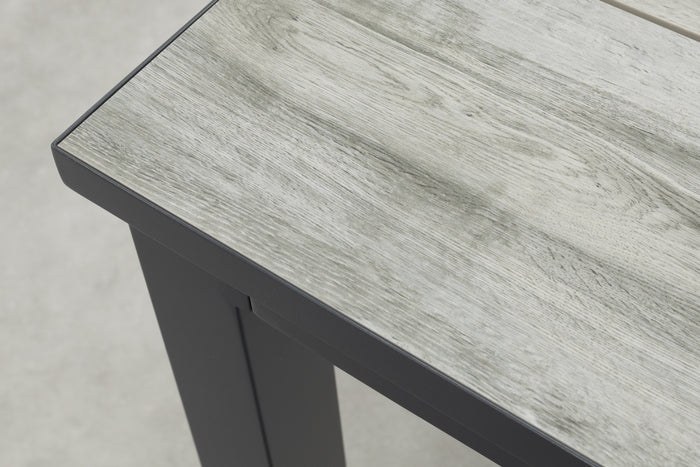 Hartman Comino dining tuintafel 223x105 cm. - Keramiek|Grijs