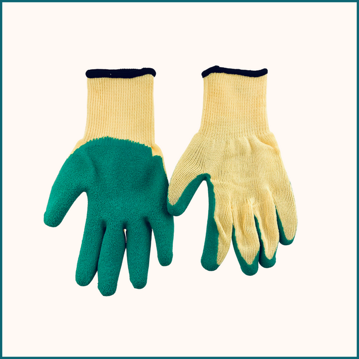 HIXA Tuinhandschoenen Extra Grip Latex Groen One Size