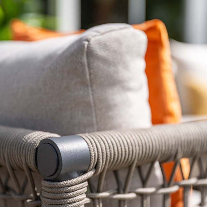 Teramon loungeset - 3-dlg. - c. black - rope taupe - desert sand