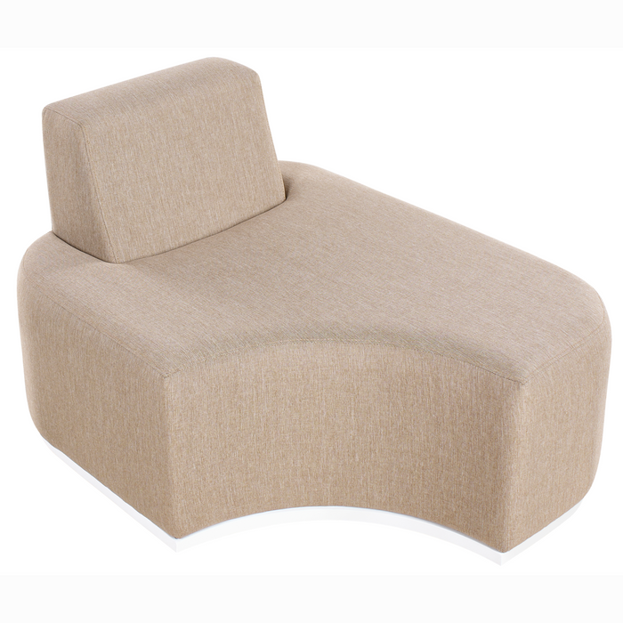 Beliani - FABRO - Loungeset voor 4 - Beige - Polyester