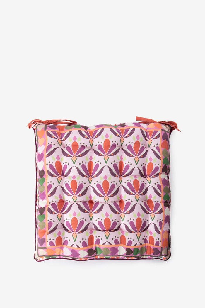 Sissy-Boy Roze tuinkussen met bloemenprint