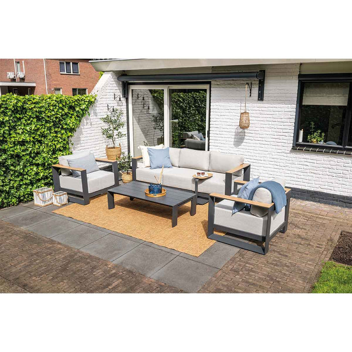 Garden Impressions Malakka loungeset 3-delig - light teak look