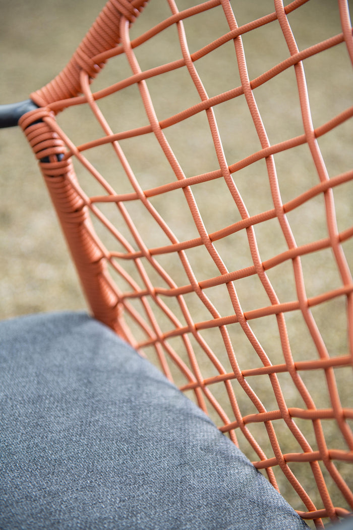 5-delige tuinset Dido tuinstoelen koper - Rimini tafel