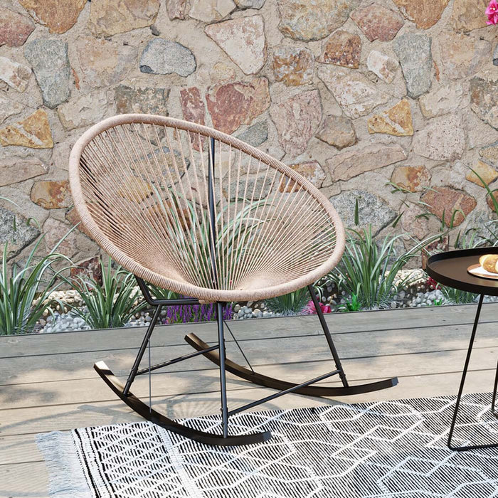 Kare Design Acapulco Schommelstoel - natuur