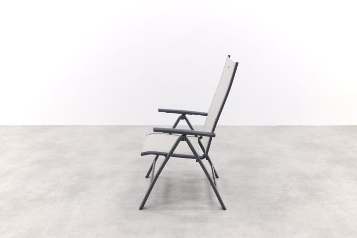 Hartman Monza|Kings verstelbare tuinset antraciet - 180x100 cm. - 5-delig