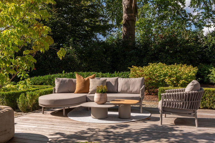 Taste by 4 Seasons Demi Salontafel set (2-delig) - Keramiek|teak - Latte