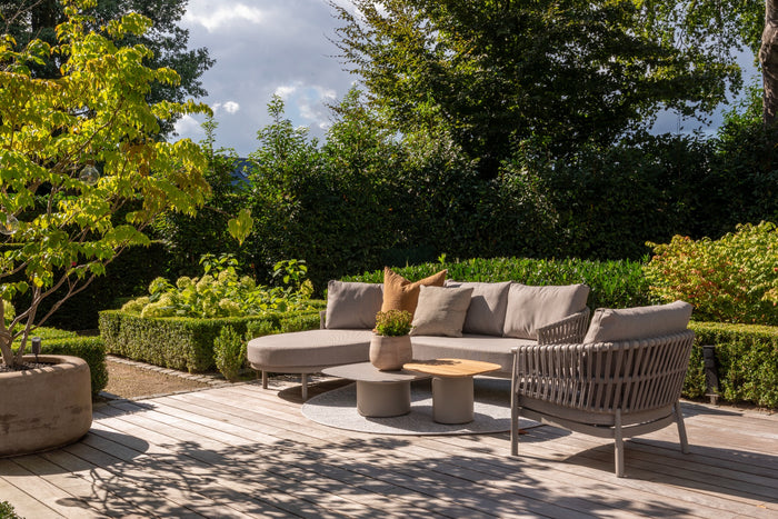 Taste by 4 Seasons Demi Salontafel set (2-delig) - Keramiek|teak - Latte