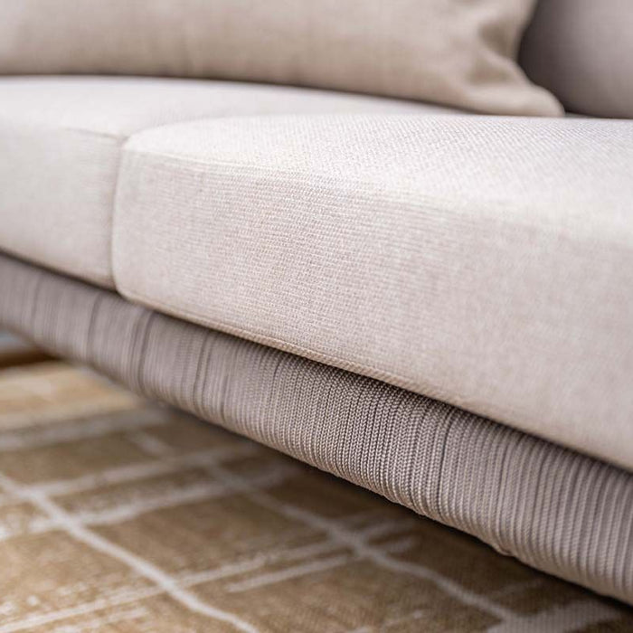 Meteor loungeset - 4-dlg. acaciahout met white wash - sand