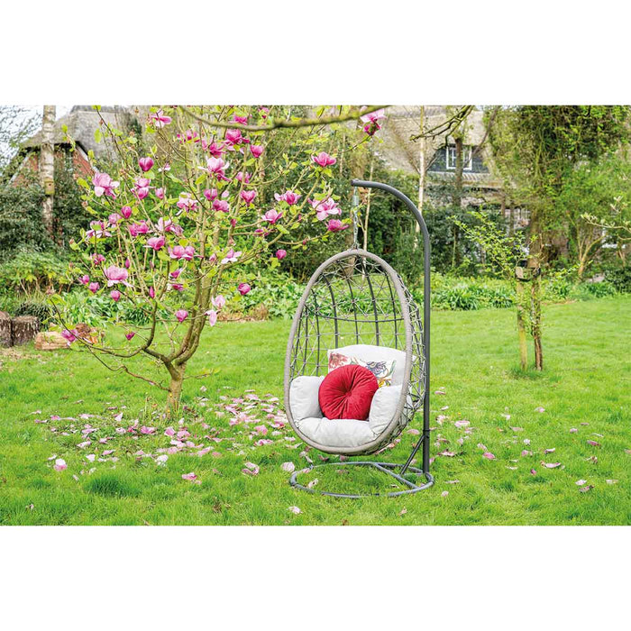 Garden Impressions Panama hangstoel swing egg- rope taupe