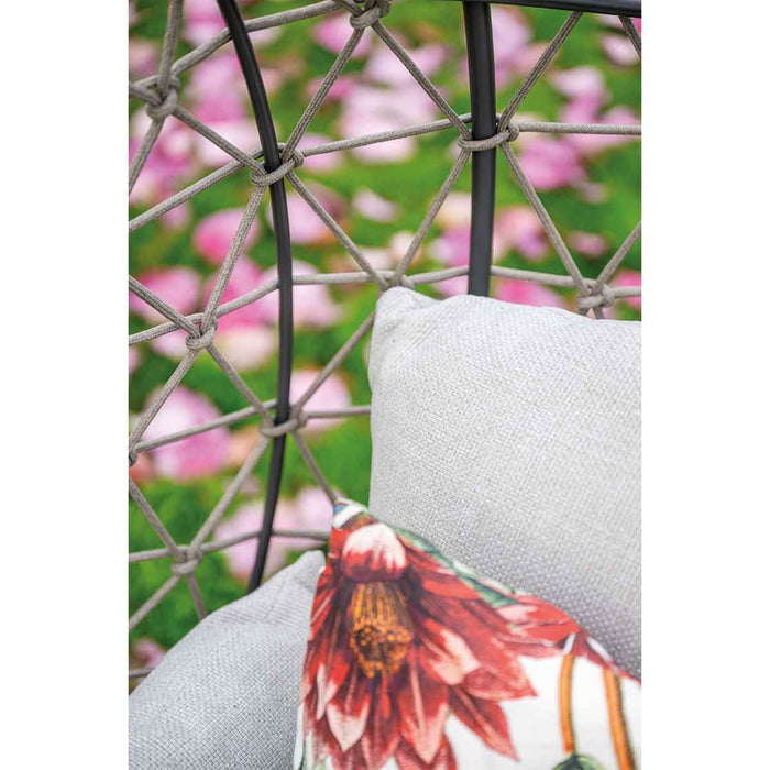 Garden Impressions Panama hangstoel swing egg- rope taupe