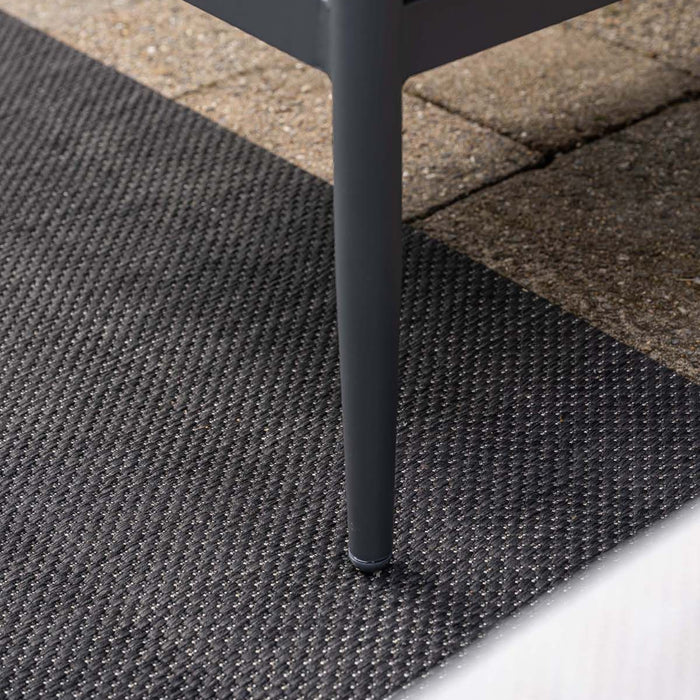 Teramon loungeset - 3-dlg. - c. black - rope dark grey - valley sand