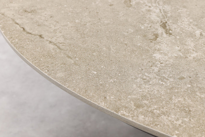 4 Seasons Arizona ronde tuintafel Ø160 cm. - zand|terre