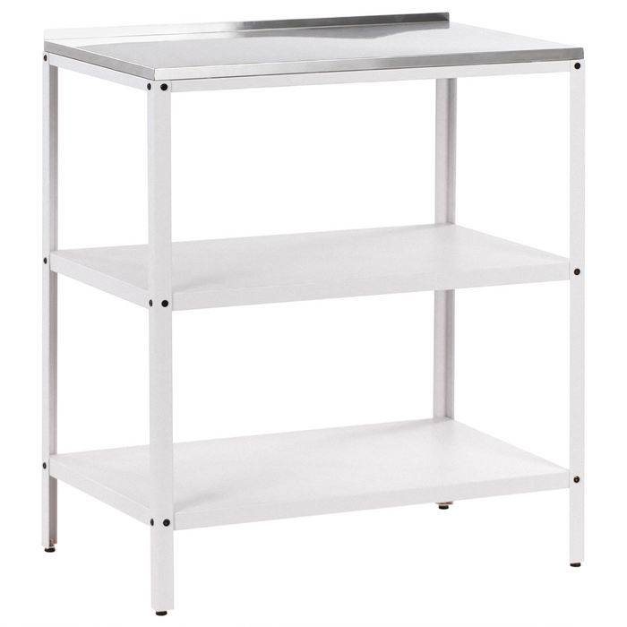 Beliani - VILAMA - Tuin kookeiland set - Wit - 2-delig - RVS