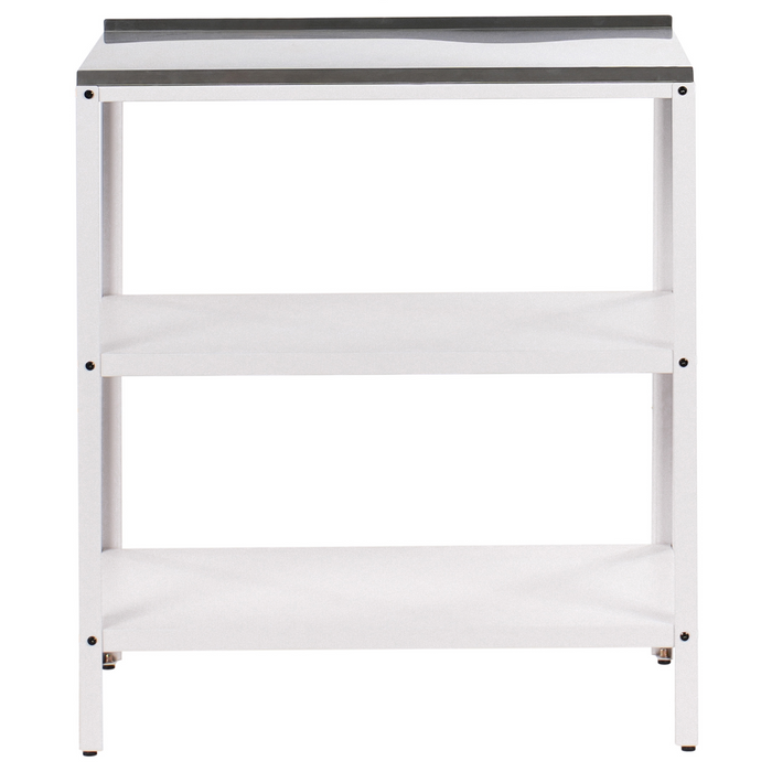 Beliani - VILAMA - Tuin kookeiland set - Wit - 2-delig - RVS